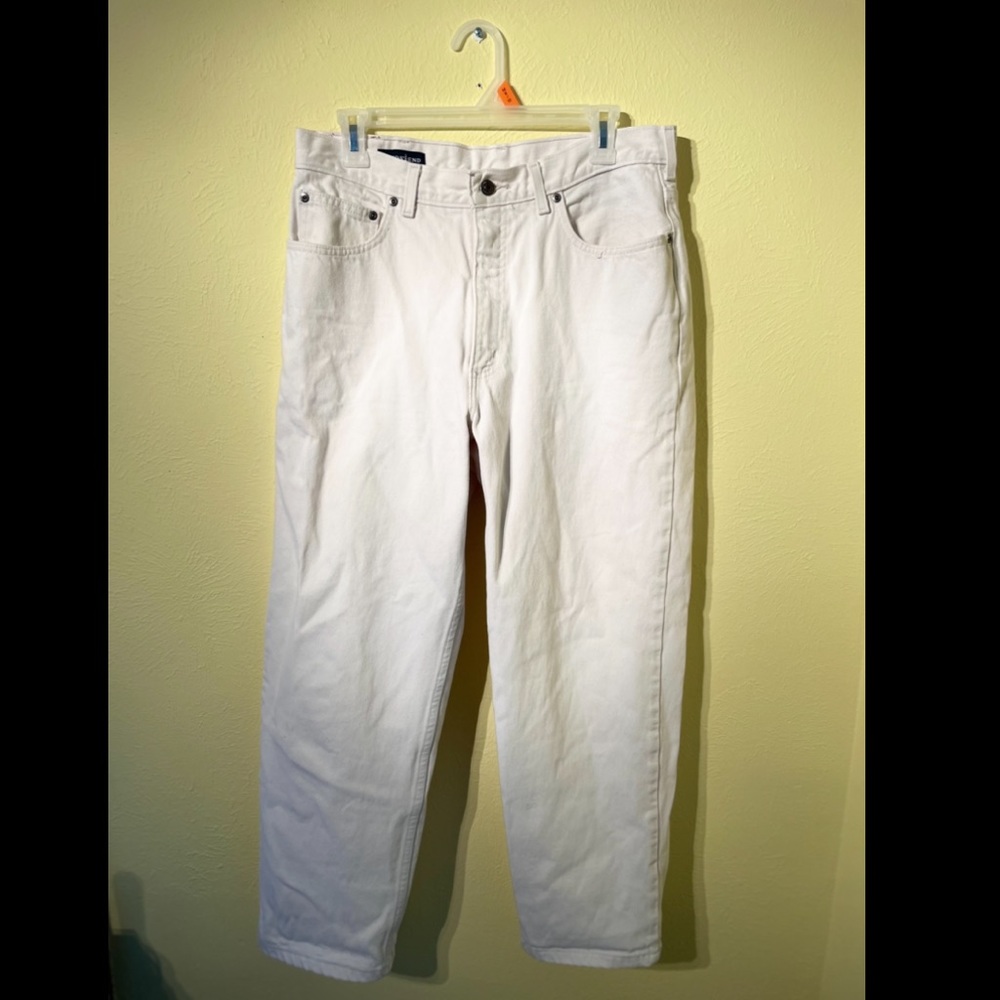 Lands End White Jeans Pants